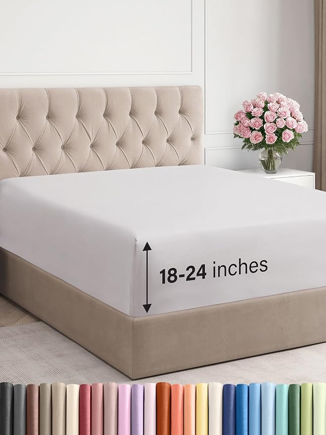 Extra Deep Queen Fitted Sheet by CGKUnlimited