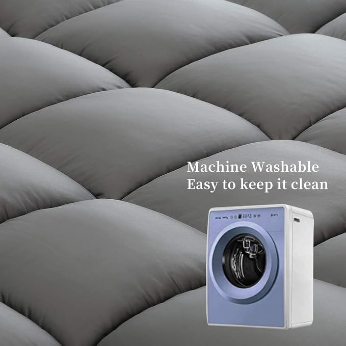 COONP Twin XL Mattress Topper, Extra Thick Pillowtop, Cooling Plush Mattress - Image 7