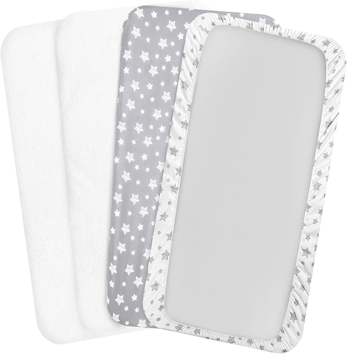 Crib Sheets & Waterproof Crib Mattress Protector - Image 7