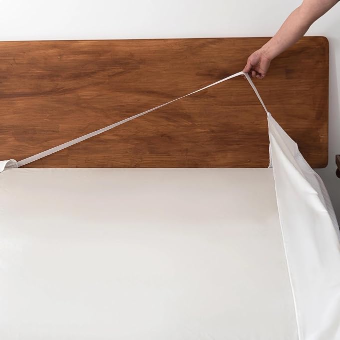 King Bed Skirt, Wrap Around Bed Skirt - Image 6
