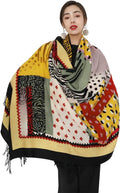 DANA XU 100% Merino Wool Pashmina Shawl by DANAXU
