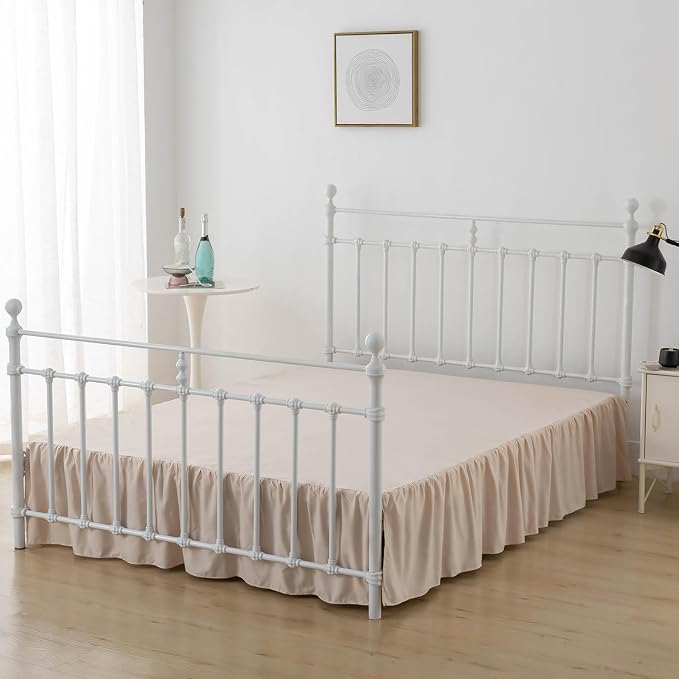 Bed Skirt, Full Size Ruffled Bed Skirt - Image 2
