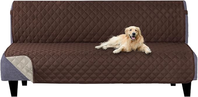 U-NICE HOME Futon Sofa Covers Reversible Sofa Slipcover Armless Furniture by U-NICEHOME