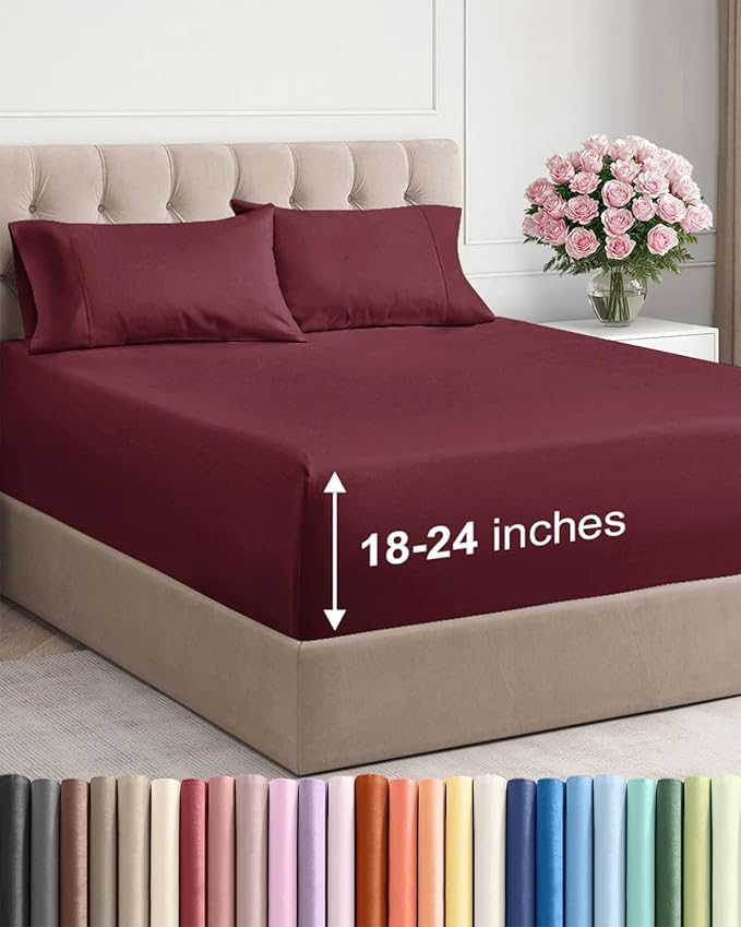 Extra Deep Pocket King Sheets by CGKUnlimited