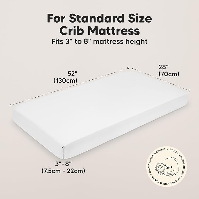 KeaBabies 2-Pack Baby Crib Sheets - Image 3