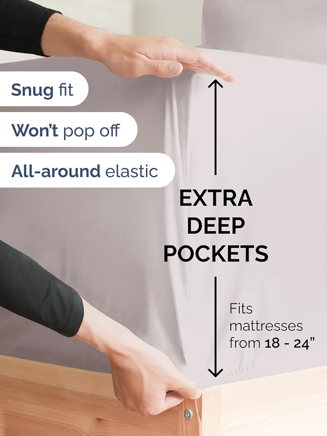 Extra Deep King Fitted Sheet - Image 2