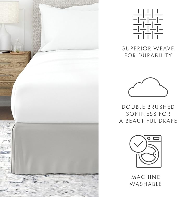 Linen Market Bed Skirt - Image 6