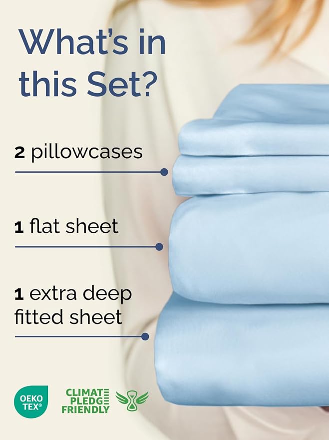 Extra Deep Twin Sheet Set - Image 2
