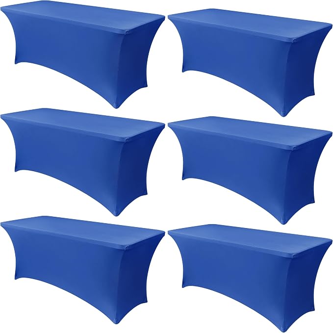 Obstal 6 Pack Stretch Spandex Table Covers by Obstal