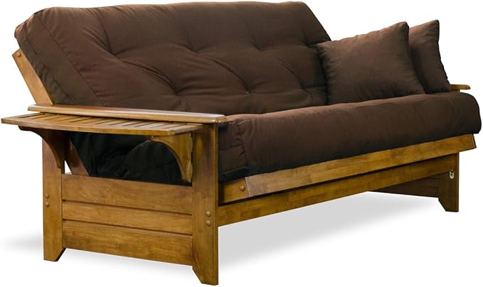 Nirvana Futons Brentwood Tray Arm Futon Sofabed Set - Image 5