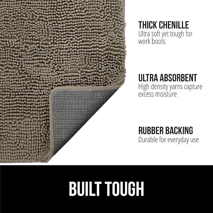 GORILLA GRIP SOAKSTOPPER Dog Door Mat, Machine Washable Rug Absorbent Doormat - Image 2