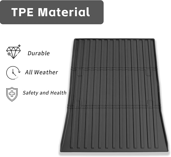 3Pcs for Tesla Cybertruck Trunk Mats Accessories 2024 2025 Custom Fit All - Image 5