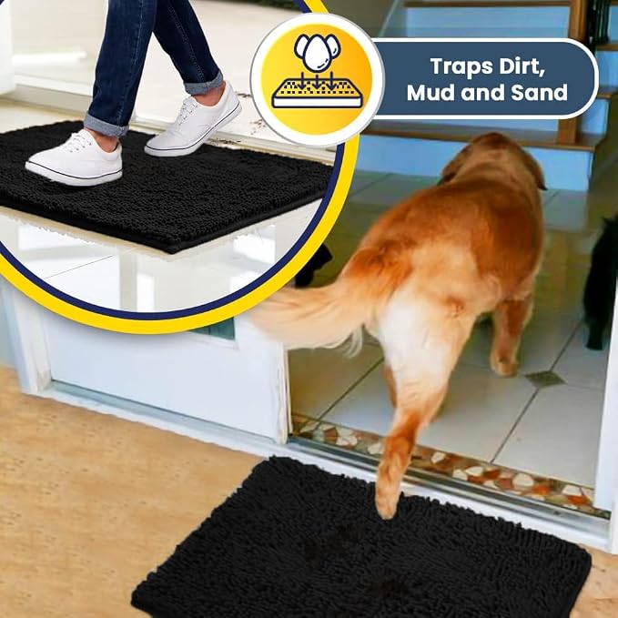 Muddy Mat® Shown on TV – Super Absorbent Door Mat Indoor, Microfiber Quick Dry - Image 6