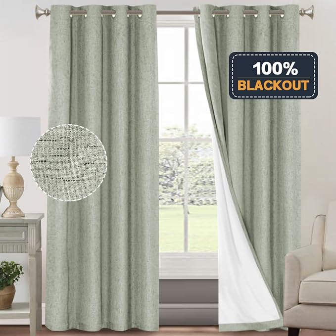 PrinceDeco 100% Blackout Curtains - Image 2