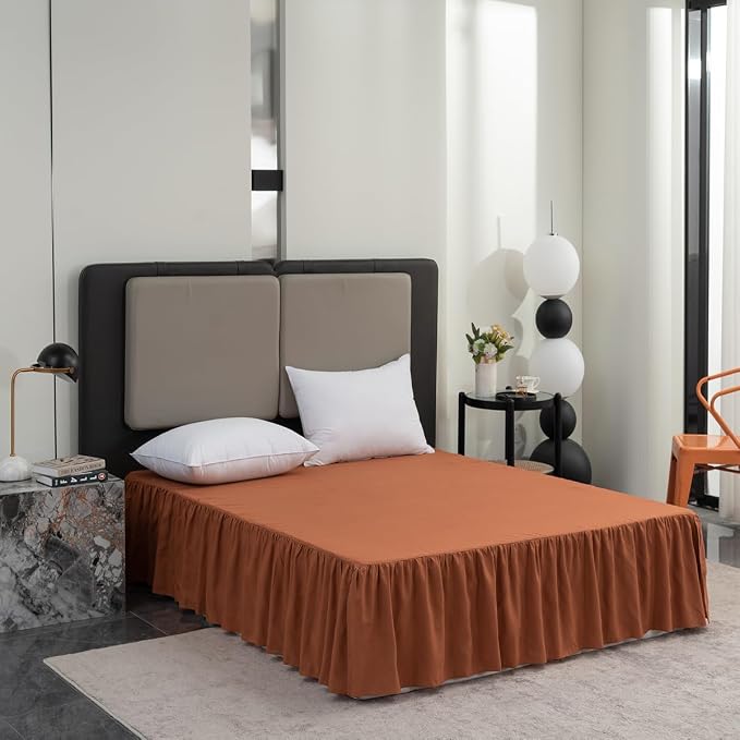 Bed Skirt Queen Size Ruffled Bed Skirt - Image 7