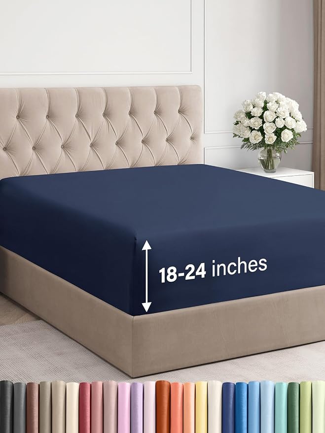 Extra Deep King Fitted Sheet by CGKUnlimited