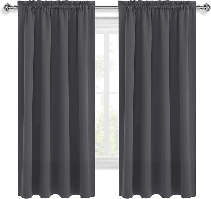 DWCN Kitchen Blackout Short Curtains - Image 9