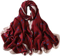 Fashion Scarves Scarf 100% Silk Feeling Scarf Silk Like Scarves Long by Myneiyi