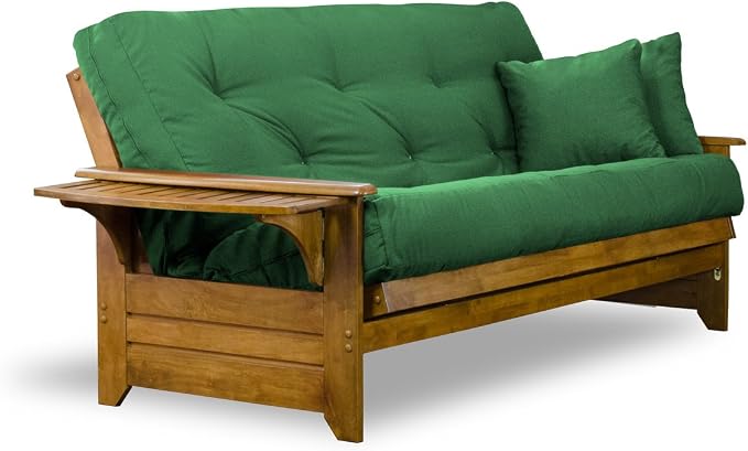 Nirvana Futons Brentwood Tray Arm Futon Sofabed Set - Image 4