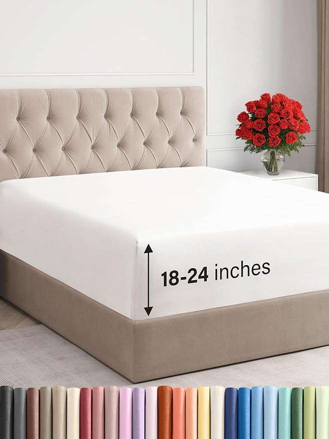 Extra Deep Cal King Fitted Sheet by CGKUnlimited