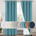 PrinceDeco 100% Blackout Linen Curtains by PrinceDeco