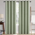 MIULEE Linen Texture 90 Inches Curtains by MIULEE