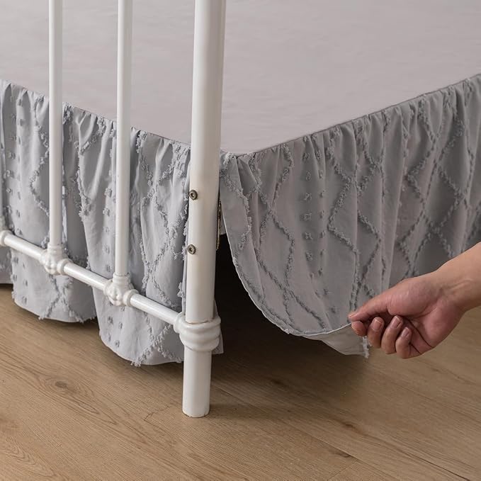 Bed Skirt King Size Ruffled Bed Skirt - Image 2