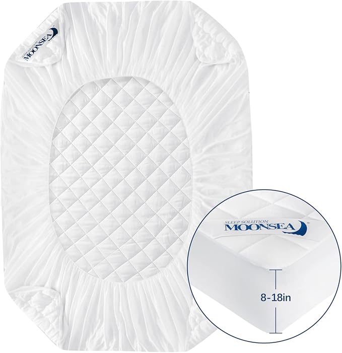 Twin XL Mattress Protector Pad 2 Pack Quilted Waterproof, Absorbent Twin Extra - Image 5