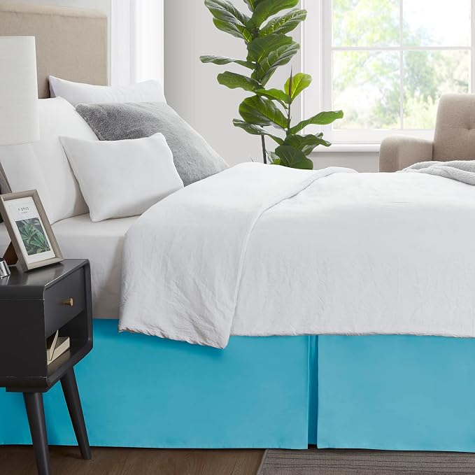 Nestl Beach Blue Twin XL Bed Skirt - Image 3
