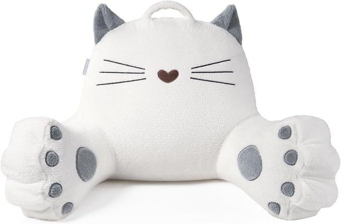 Blissful Diary Kitty Reading Pillow by ForEveryBabysBetterLife