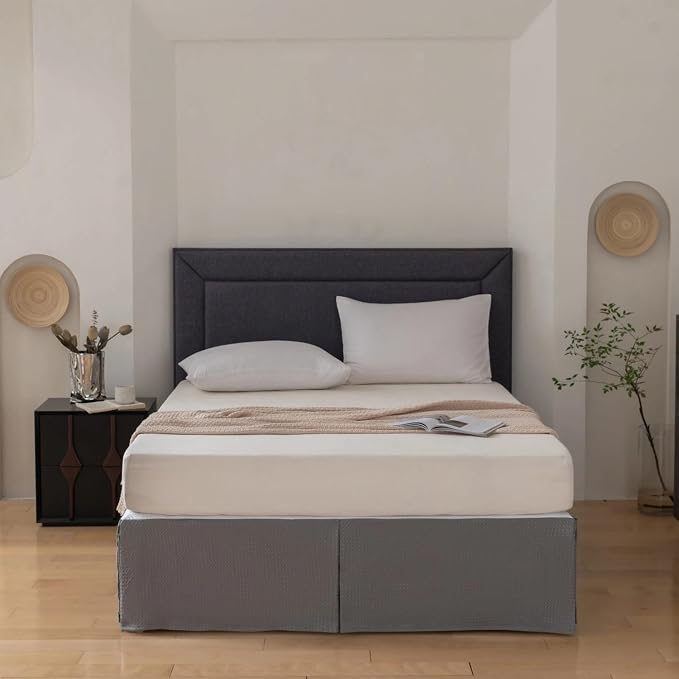 Twin Bed Skirt, Wrap Around Bed Skirt - Image 5
