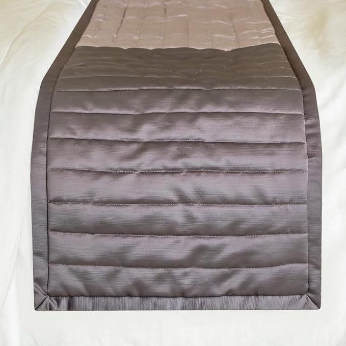 The HomeCentric King/Queen/Twin Purple Decorative Twin 53"x18" Bed Runner - Image 4
