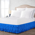 Multi-Ruffle Bed Skirt, Soft Multi Elastic Dust Ruffles by Unknown