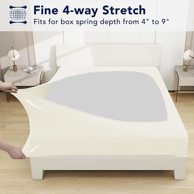 PureFit Stretchy Box Spring Cover Full - Image 3