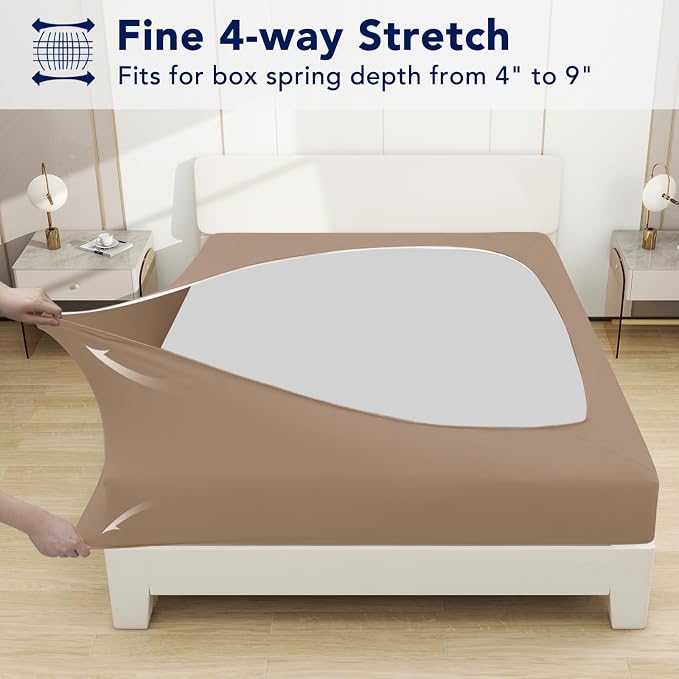 PureFit Stretchy Box Spring Cover Twin - Image 3