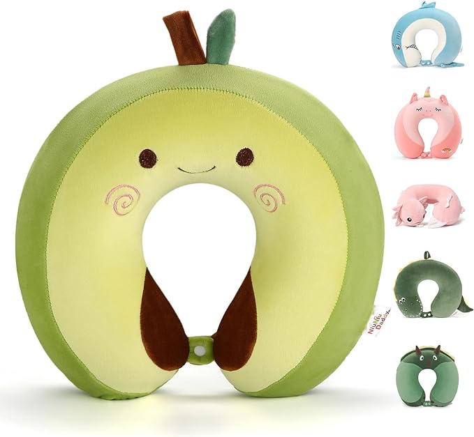 Niuniu Daddy Neck Pillow for Kids Teen Toddlers, Travel Accessories for Airplane by NiuniuDaddy