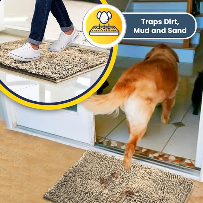 Muddy Mat® AS-SEEN-ON-TV Highly Absorbent Microfiber Door Mat and Pet Rug - Image 6