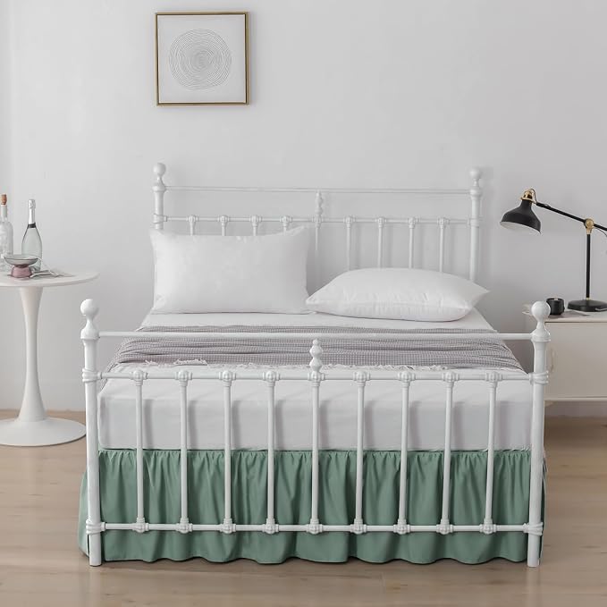 Bed Skirt Full Size Ruffled Bed Skirts - Image 6