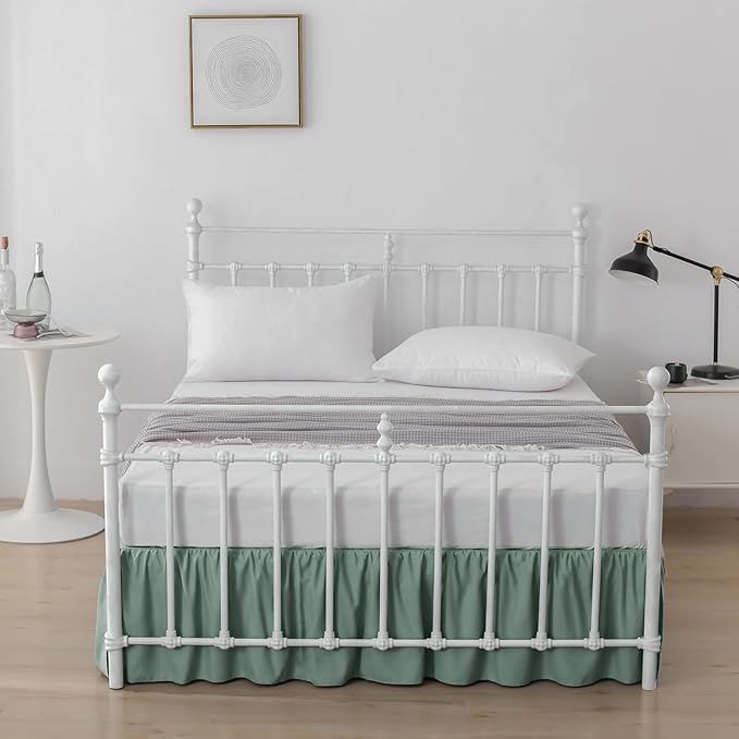 Bed Skirt King Size Ruffled Bed Skirts - Image 6