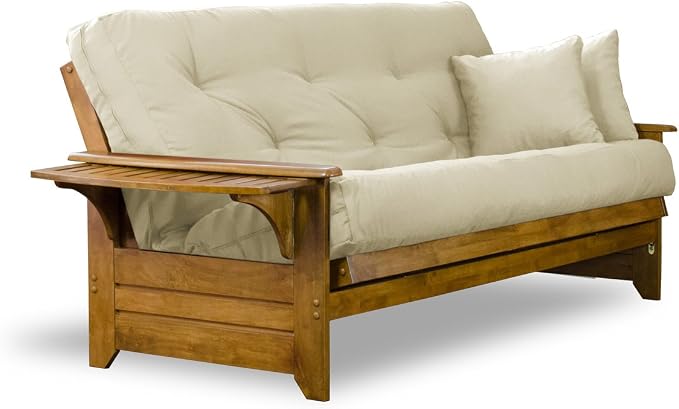Nirvana Futons Brentwood Tray Arm Futon Sofabed Set by Nirvana+Futons