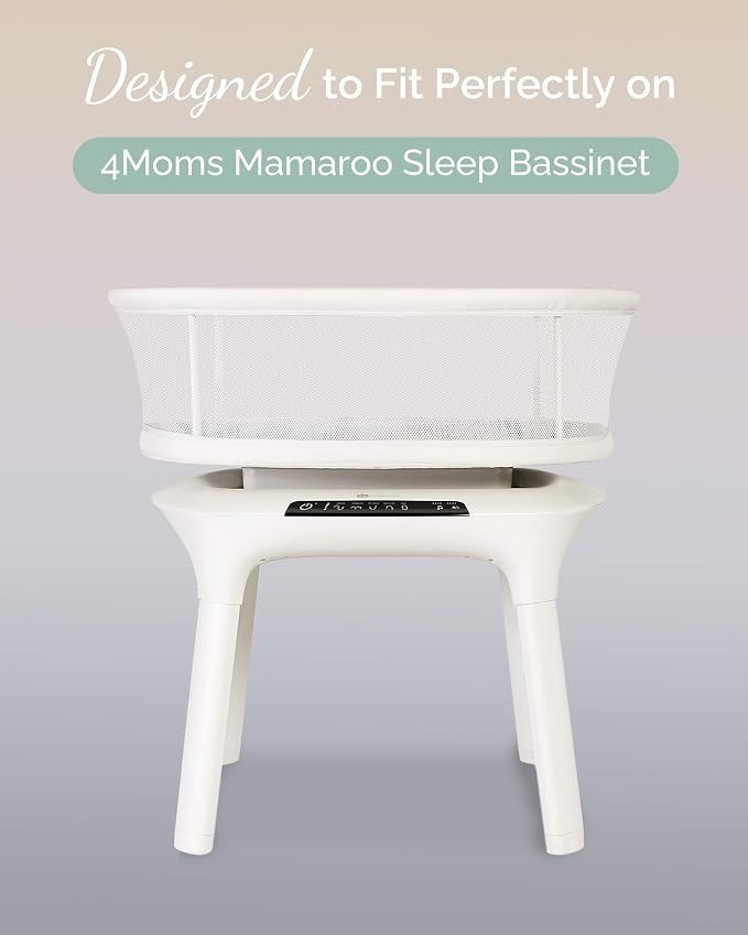 3 Pack Fitted Bassinet Sheets for 4moms Mamaroo Sleep Bassinet - Image 2