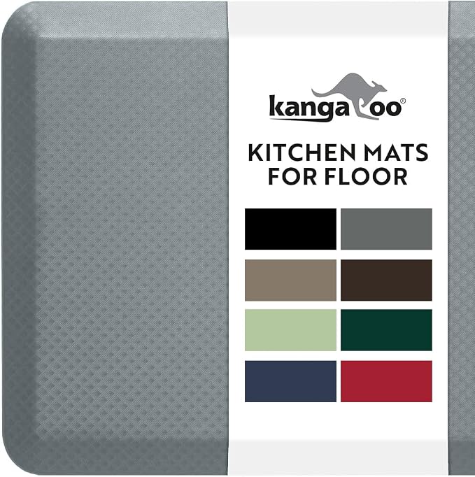KANGAROO Thick Ergonomic Anti Fatigue Mats by Kangaroo