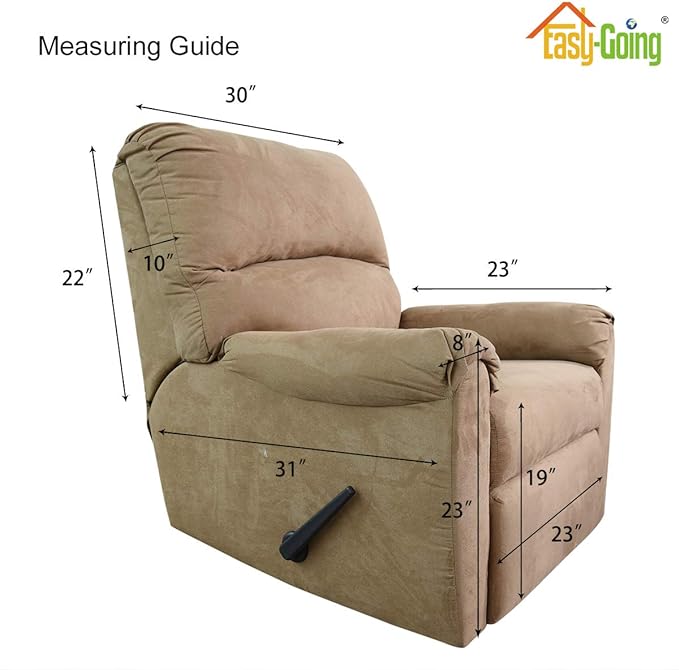 Easy-Going Recliner Chair Slipcovers Reversible Chair Sofa Cover Water - Image 7