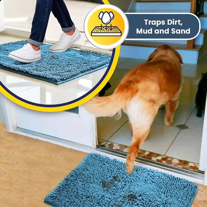 Muddy Mat® AS-SEEN-ON-TV Highly Absorbent Microfiber Door Mat and Pet Rug - Image 6