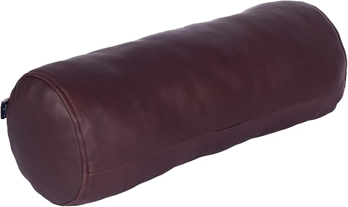 Neck Roll Pillow Cushion Cover, 20x6 Inch Full Moon Round Bolster Pillow Case by Ganloz