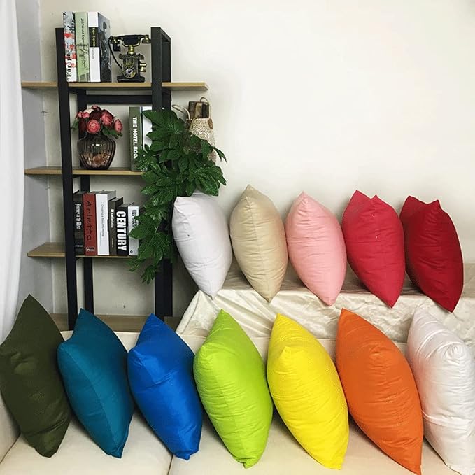 Thmyo 4-Pack 100% Cotton Comfortable Solid Decorative Throw Pillow Case - Image 4