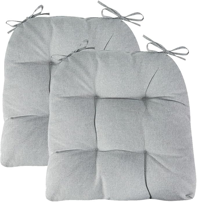 FUNHOME Outdoor Chair Cushions 19 x19 Inch, Water Resistant Tufted Seat - Image 2