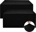 Nasitos Black Fitted Table Covers by Nasitoshomedecor