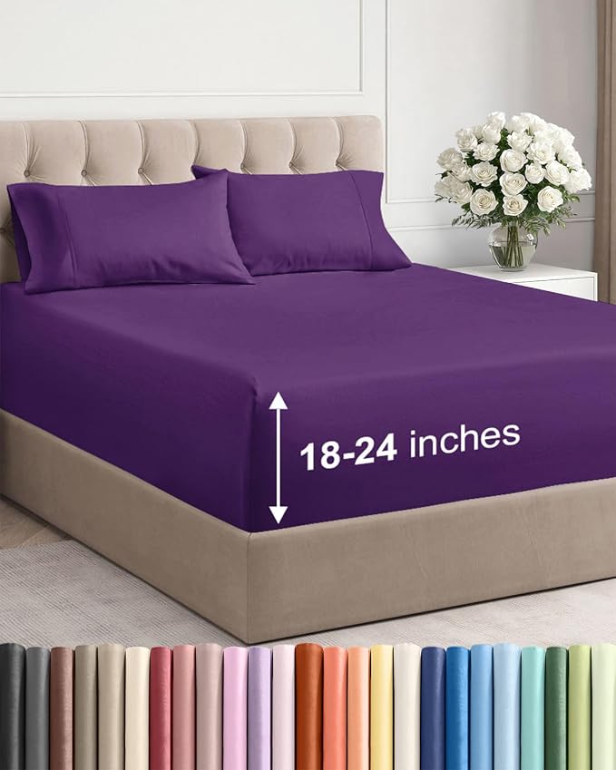 Extra Deep Pocket Cal King Sheets by CGKUnlimited