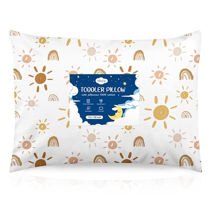 Babebay Toddler Pillow, 13X18 Toddler Pillows by Babebay